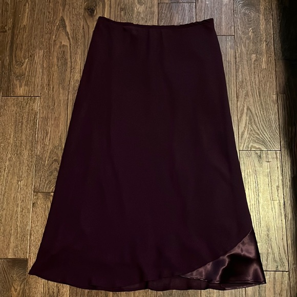 Vintage purple midi skirt - Picture 1 of 3